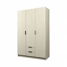 Шкаф ЭКОН распашной 3-х дверный с 2-мя ящиками